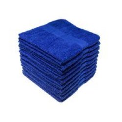 Recycled Ocean& 39 S Yarn Face Cloths 380GSM 33X033CMS Royal 300 Pack