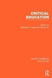 Critical Education Hardcover