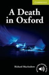 A Death In Oxford Starter beginner Cambridge English Readers
