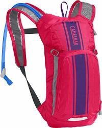 Camelbak MINI M.u.l.e. Kids' Hydration Backpack - 50 Oz Hot Pink purple Stripe