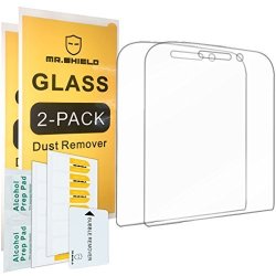 2-PACK -mr Shield For Blackberry Classic Q20 Tempered Glass Screen Protector With Lifetime Replacement Warranty