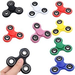 Tri Spinner Fidget Gadget Hand Edc Triangle Toy Whole Assorted Colors Bulk Lot Of 24X