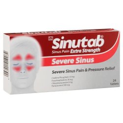 Sinutab Sinus Pain Tabs 12 Extra Strength