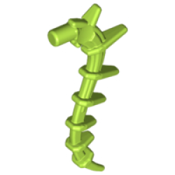 Parts Plant Vine Seaweed Appendage Spiked Bionicle Spine 55236 - Lime