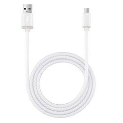 Kshion Glow LED Charger Luminescent Charging Date Sync Cable For Samsung Galaxy S3 S4 S5 S6 S7 White