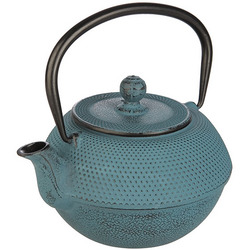 Ibili 1.2 Litre Cast Iron Teapot With Infuser Azure