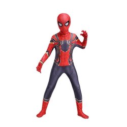 Spiderman Kids Cosplay Costume - S M L XL XXL Spandex XXL 140-150CM