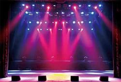 Yeele 10X8FT Stage Concert Backdrop Lighting Nightclub Musical Hall Club Background For Photography Sing Dance Performance Scene Photo Booth Shoots Vi
