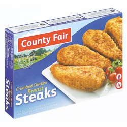 County Fair Crumbed Chicken Breast Steaks 400g