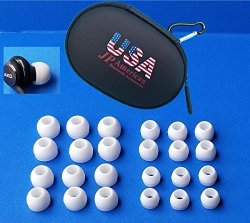 24 Pcs L m s xs Set Of Replacement For Samsung Akg Headphones Covers Ear Tips Ear Gels Buds For Samsung S8 Akg Earbuds White + 1