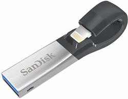Sandisk 128GB Ixpand Flash Drive USB 3.0 Lightning SDIX30N-128G Renewed