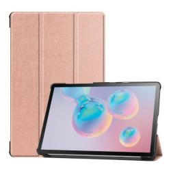 Olixar Leather-Style Samsung Tab S6 Stand Case Rose Gold Special Import