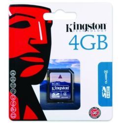 Kingston 4GB MicroSDHC 4 Class Flash Cards