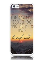 Hard Back Case Cover Shell For Iphone 5C Iphone Case With Inspirational Quotes
