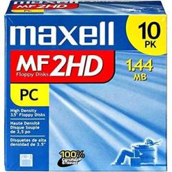 Maxell 3.5 HD 1.44MB Pre-formatted MF2HD 10-PACK