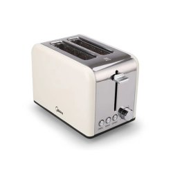 Midea - Stainless Steel 2 Slice Toaster - MT-RS2L17W-C