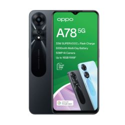 Oppo A78 5G 128GB LTE Dual Sim - Glowing Black + Enco Bu