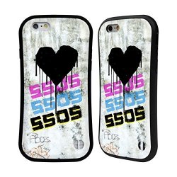 Official 5 Seconds Of Summer Jetblack Graffiti Hybrid Case Compatible For Iphone 6 Iphone 6S