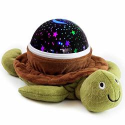Housebeat Baby Nursery Star Night Light Projector Fun 4 Color Rotating Stars Night Star Lamp For Kids Unique Gifts For Kids Babyshower Gifts