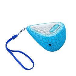 Portable Water Droplets Bluetooth SPEAKER-3W MINI Bluetooth Speaker 5-HOUR Colored Lights Playtime Small Bluetooth Speaker With Big Sound Micro Bluetooth Speakers Blue