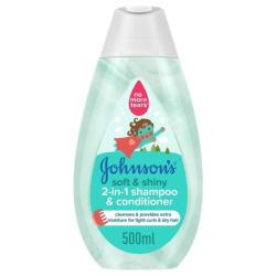 Johnsons Johnson's Soft + Shiny Shampoo & C 500 Ml