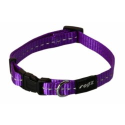 Rogz Classic Reflective Dog Collars - XS Purple
