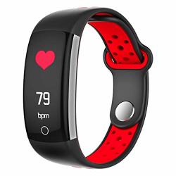 Hatoys Smart Monitor Heart Rate Bracelet Color Bracelet Wristband For Ios Android Black
