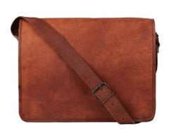 Rustic Town 13 Inch Vintage Crossbody Genuine Leather Laptop Messenger Bag