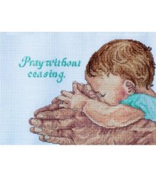 Janlynn Cross Stitch Kit- Pray Without Ceasing