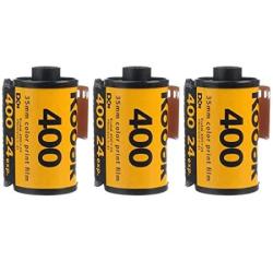 3 Rolls Kodak Ultramax 400 35MM Film GC24 135-24 Exp Gold Color Print Expired