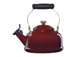 Le Creuset Whistling Stovetop Kettle With Gold Knob 1.6L Rhone