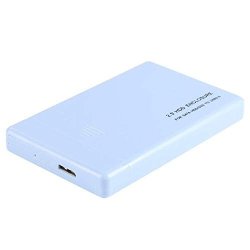 2.5" Sata 3.0 Hdd Hard Disk Drive External Hdd Enclosure Case USB 3.0 High Speed Tool Free 6 Gbps Support 3TB Uasp Protocol Blue