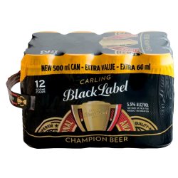 Carling - Black Label Can 12X500ML