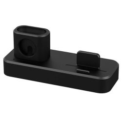 3-IN-1 Silicone Charging Stand Compatible With Apple Watch iphone & Airpods