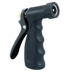 Nozzle Pistol Rubber Grip Zinc