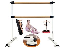 Marfula Wood Ballet Barre Bar Portable Height Adjustable Portable