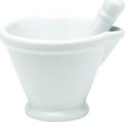 Typhoon Solutions Porcelain Pestle & Mortar White