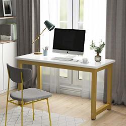 modern computer desk white