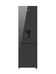 Hisense 263L Water Dispenser Black Glass Fridge H370BMIB-WD
