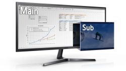Samsung LS34J550 34IN LED Monitor