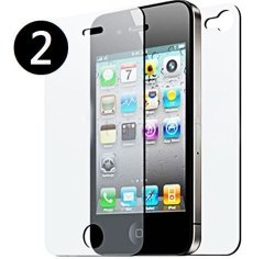 Front And Back Reusable Screen Protector For Apple Iphone 4