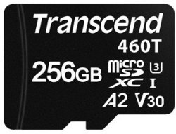 Transcend 256GB USD460T High Endurance Embedded Micro Sd Card Sdxc V30 U3 A2