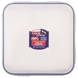 Lock & Lock Square Fresh Roll Storage Container With Domed Lid 1.7l