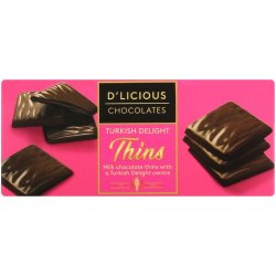 D'licious 150g Turkish Delight Thins
