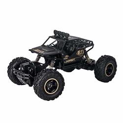 Sunshinehomely Rc Car 1:14 Aluminium Alloy Kids Large Size High Speed Fast Racing Monster Vehicle Electric Hobby Toy Truck With Two Rechargeable Batteries For