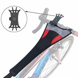 Thinvik Bike Frame Sweat Guard Sweat Absorbs Prevent Bicycle From Corrosion For Bicycle Trainer Indoor Cycling Training-with Phone Mount