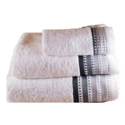 Royal Turkish Collection -450GSM -100% Cotton -1 Facecloth 1 Hand Towel 1 Bath Sheet -white