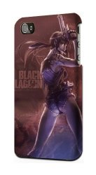Black Lagoon Revy Snap On Plastic Case Cover Compatible With Apple Iphone 4 And 4S