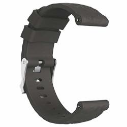 Dabixx Silicone Replacement Watch Band Strap For Suunto Spartan Sport Wrist Hr Baro Gray