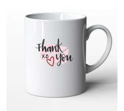 Valentines Day Love Birthday Present - Png Thank You White - 11OZ Coffee Mug